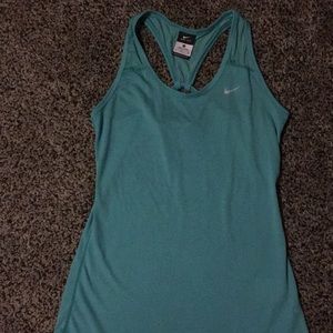Nike teal dry fit tank